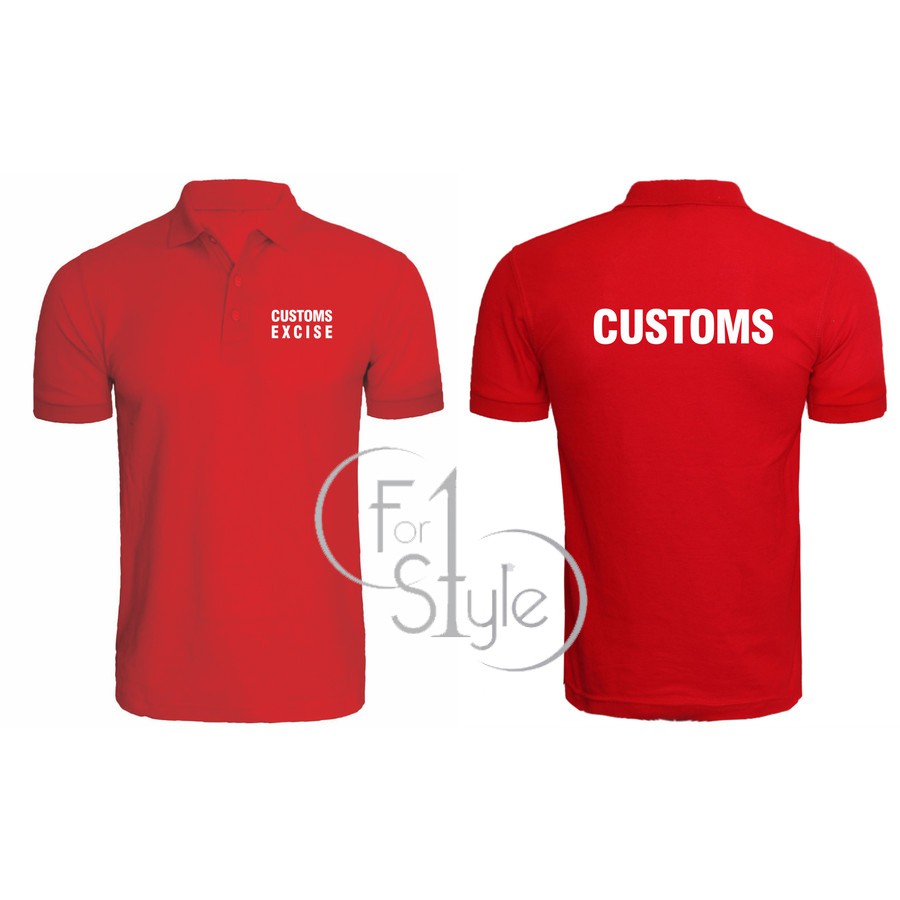 POLO SHIRT CUSTOMS BEA CUKAI NAMA CUSTOME