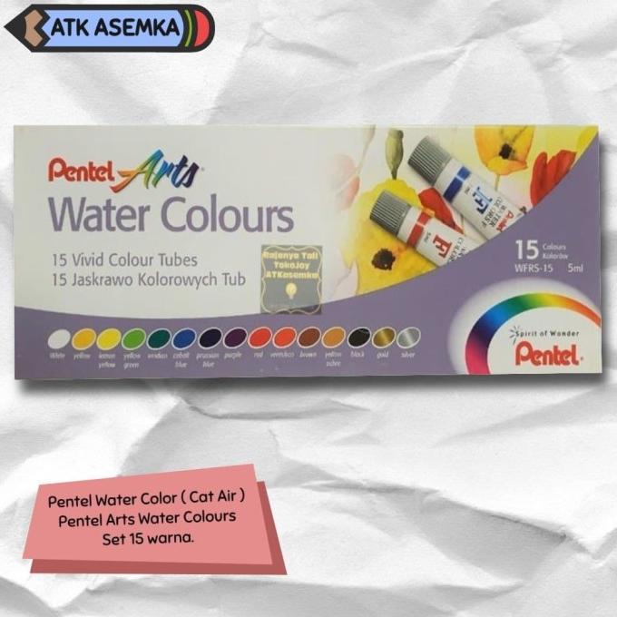 

Pentel Water Color 15 Warna ( Cat Air )