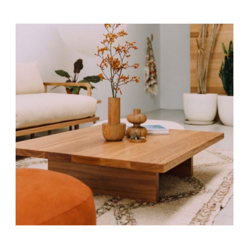 Meja tamu kotak kayu jati | Coffee table kotak kayu jati
