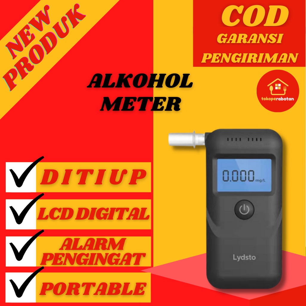 Tester Alkohol Alcohol Meter Alat Uji Kadar Alkohol Dalam Tubuh Alkoholmeter Digital