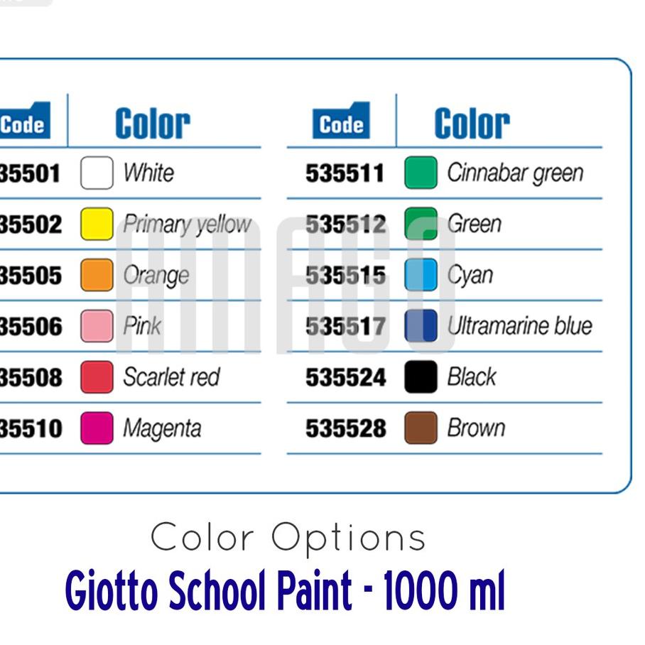 

Berkualitas GIOTTO SCHOOL PAINT - SATUAN - 250 ml - PILIH WARNA