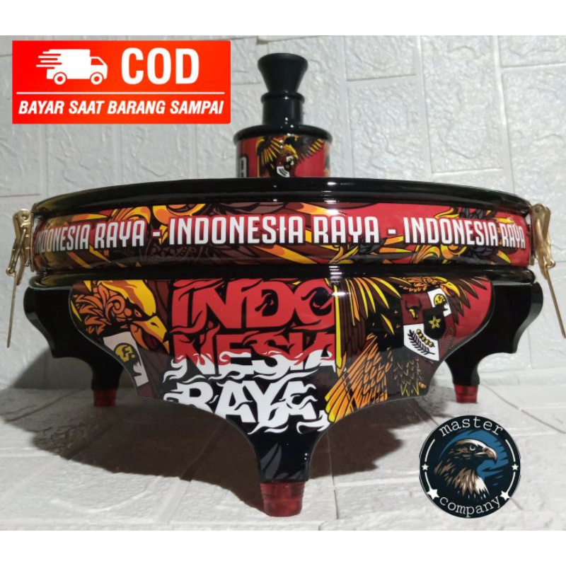 TEBOK LOVEBIRD PVC DECAL STRONG MOTIF INDONESIA RAYA