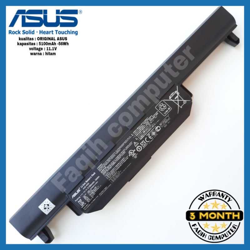 Baterai Batre Original Laptop Asus X45 X45A X45C X45V X45VD X55A X55U X45DR A32-K55 A41-K55