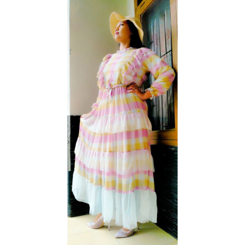 Dress Meijiwang kotak