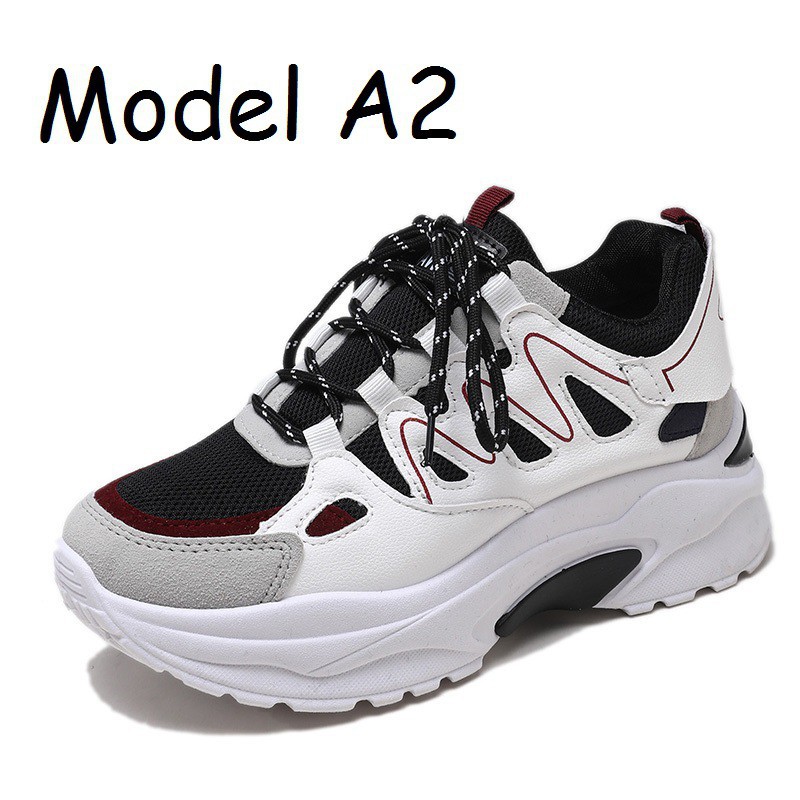 COD  DF 440 Sepatu  Sneakers  Wanita  olahraga putih Import 