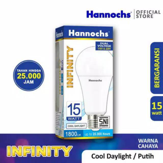 Lampu LED Hannochs INFINITY 3, 5, 8, 10, 12, dan 15 Watt