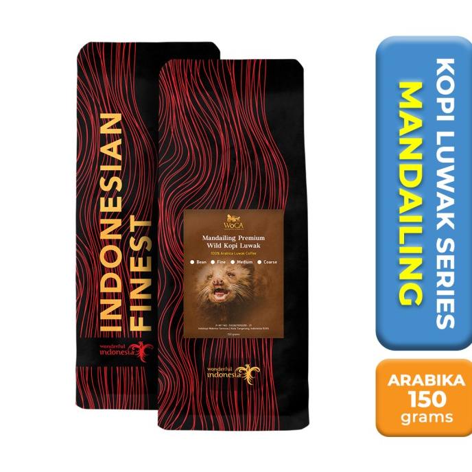 

WoCA Kopi Luwak Arabika Mandailing 150 gram