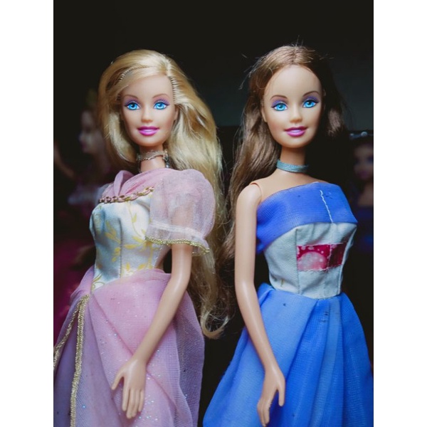 Barbie As the Princess and the pauper : Annelise dan Erika doll Sepaket /jual mainan anak Barbie pre