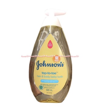 Johnson's 500ml Top To Toe Hair &amp; Body Baby Bath Wash Jonson Sabun Dan Shampo Untuk Bayi Tidak Pedih Dimata Jhonson's Johnsons and Johnson's 500 ml