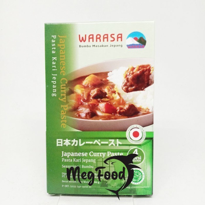 

WARASA JAPANESE CURRY PASTA/PASTA KARI JEPANG 80 GRAM