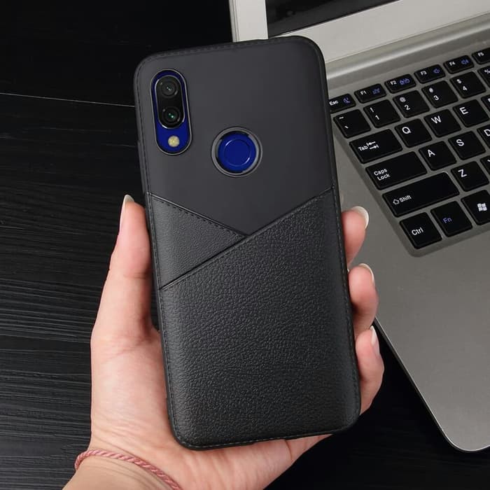 Case Huawei Y6 2018 Casing Business Leather Pattern