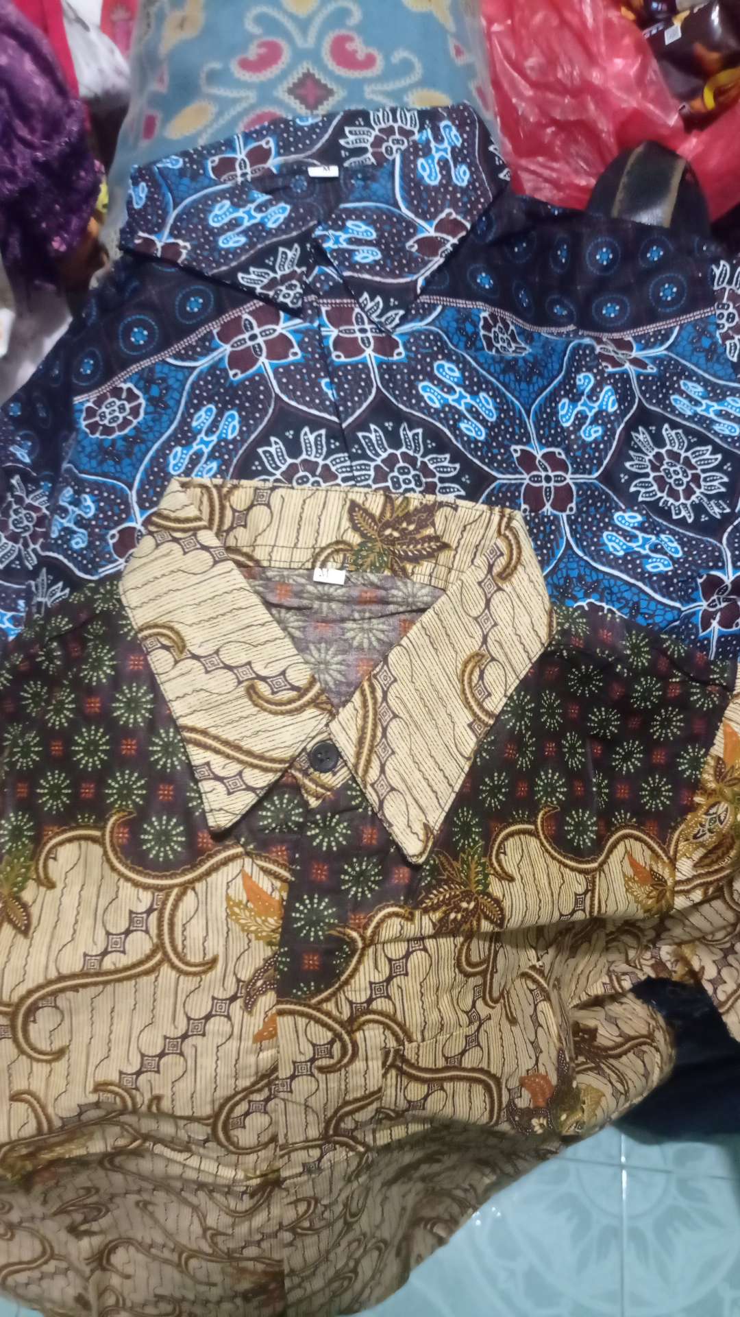 Size M L Xl Xxl Xxxl Bswart Batik Hrb026 Kenongo Hem Pendek Padi Pekalongan M L Xl Batik Pria Murahl