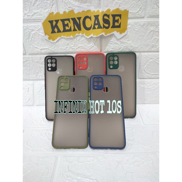Case Infinix Hot 10S Matte Colour - Hard Case Infinix Hot 10S Case Matte Colour