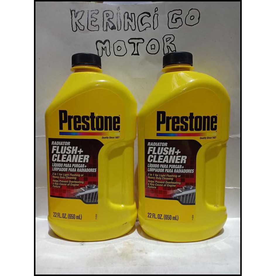 Radiator Flush + Cleaner Prestone - Cairan Pembersih Radiator Prestone Promo