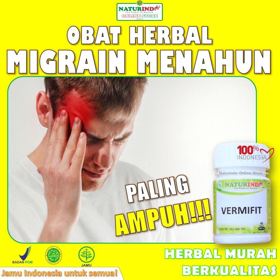 Jual Obat Migrain Pusing Sakit Kepala Vertigo Ampuh Special Herbal