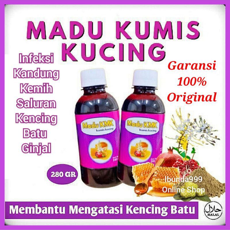 MADU KMK KUMIS KUCING ORIGINAL / OBAT KENCING BATU / PROSTAT BATU GINJAL / INFEKSI SALURAN KEMIH / K