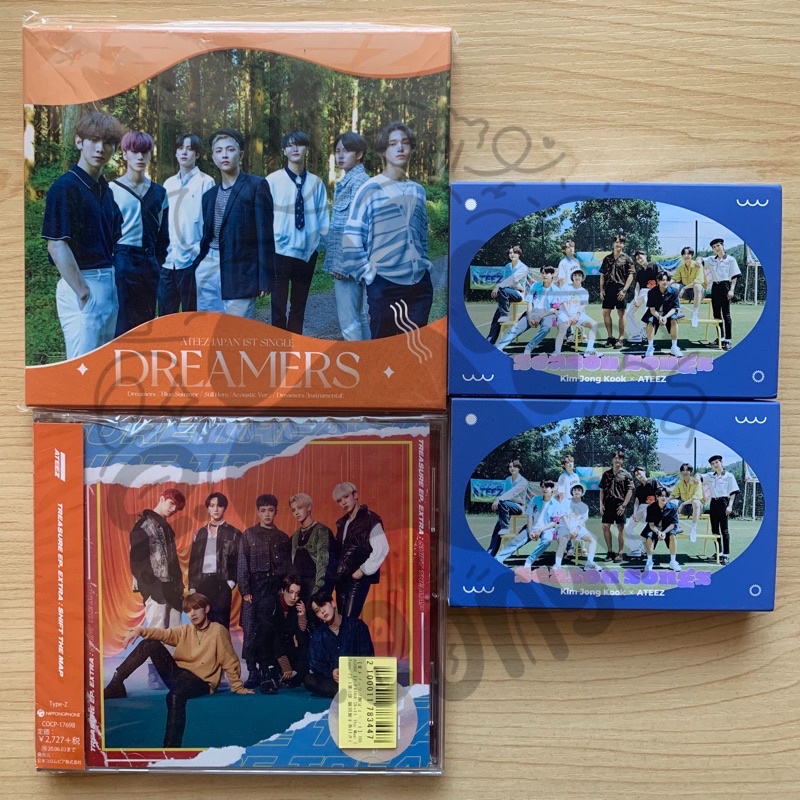 ATEEZ Japan Album Only Dreamers Atiny Shift The Map STM Season Songs KJK Album Only