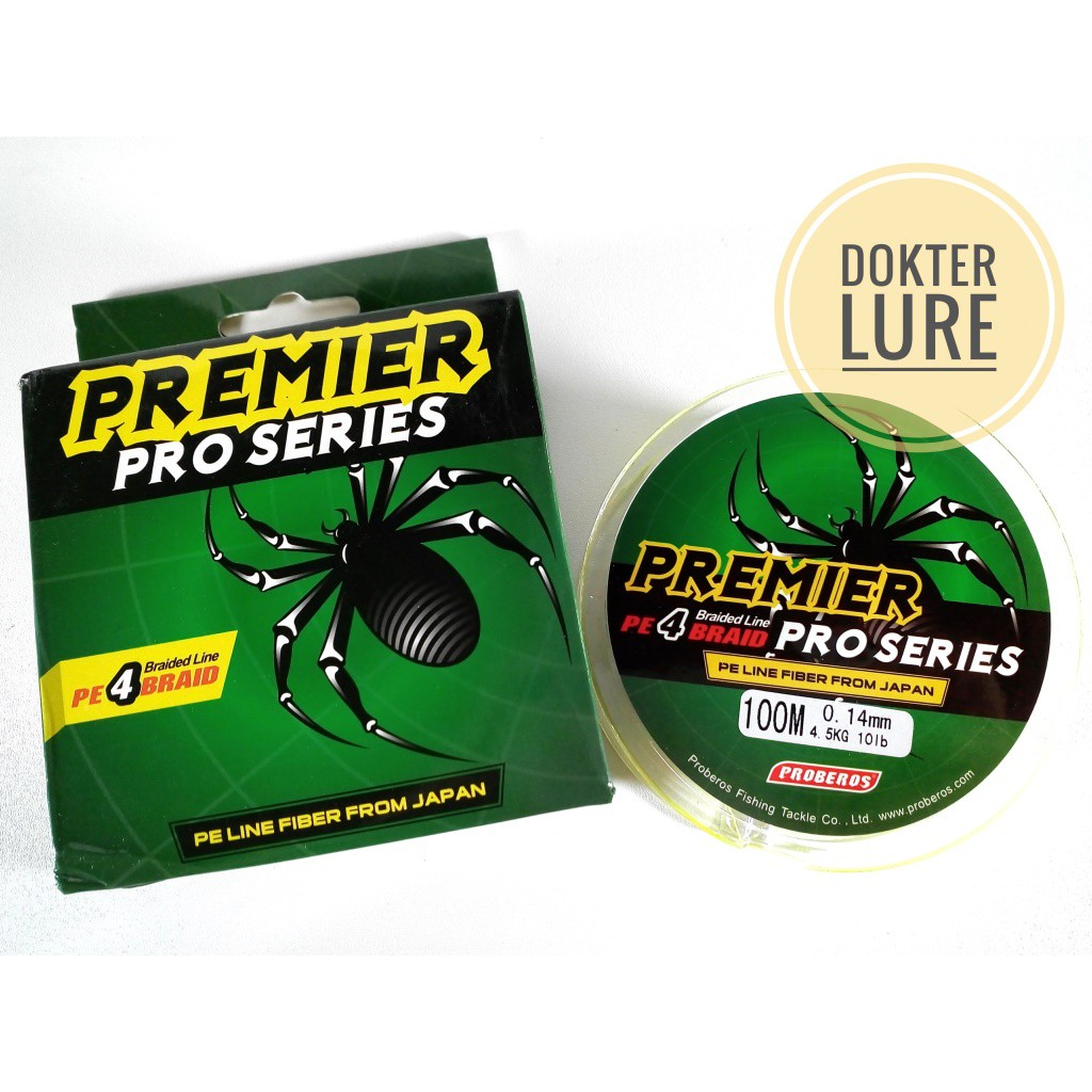 Senar Casting PE PREMIER Pro Series Proberos PE 0.8 0,140mm 10lb 100m