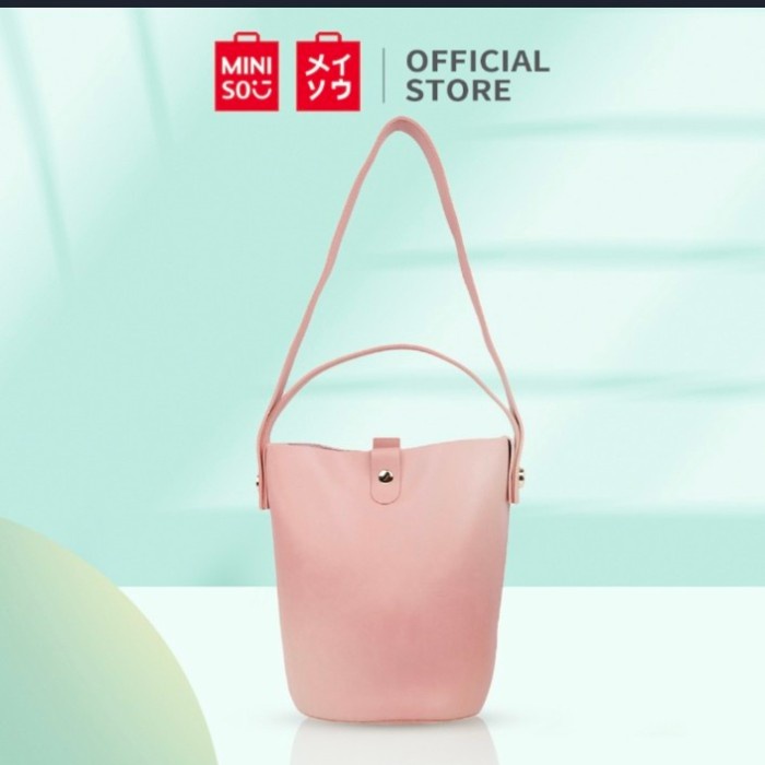 Miniso Tas Wanita Shoulder Bag Pink