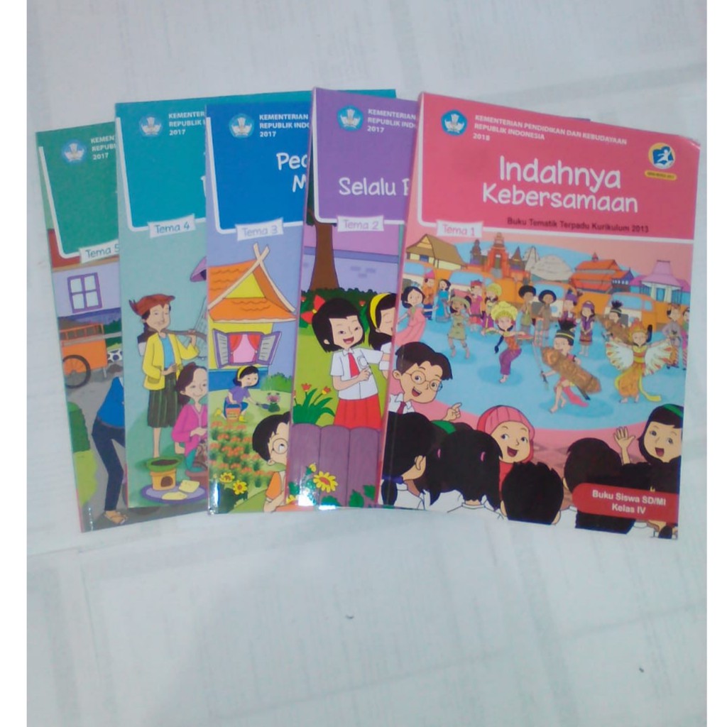 buku tematik sd kelas 4 paket tema 1,2,3,4,5