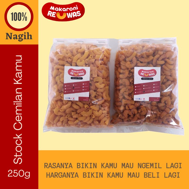 

Makaroni Bantet Pedas Cemilan Makroni 250 Gram