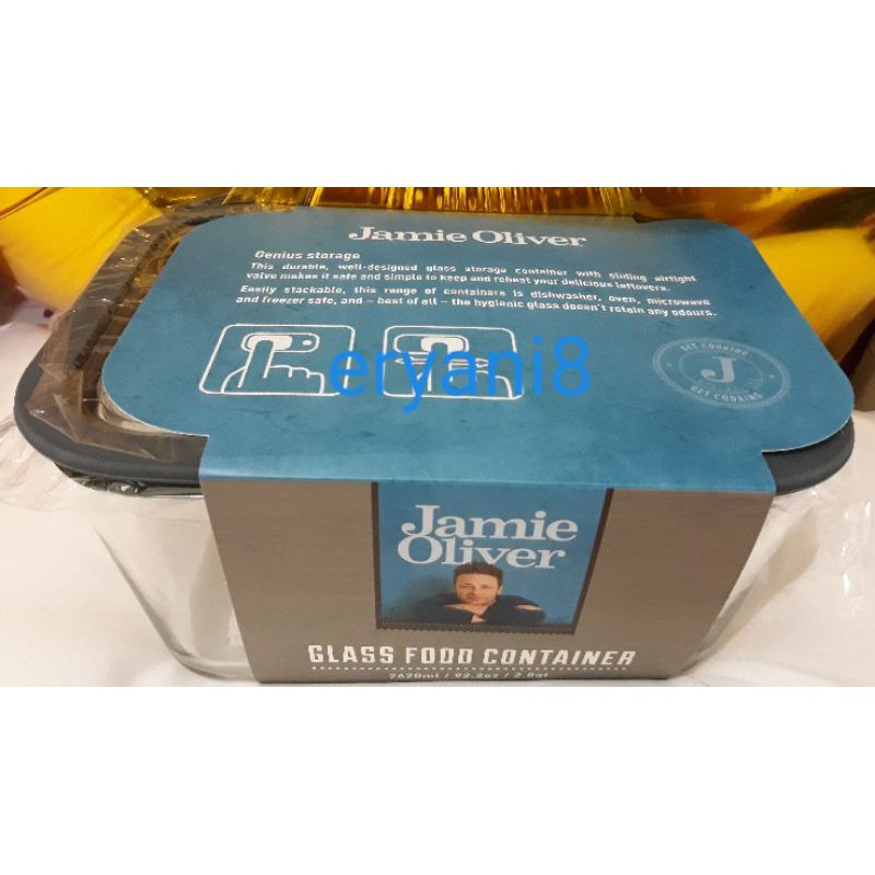 Jamie Oliver glass storage container 2620 ml