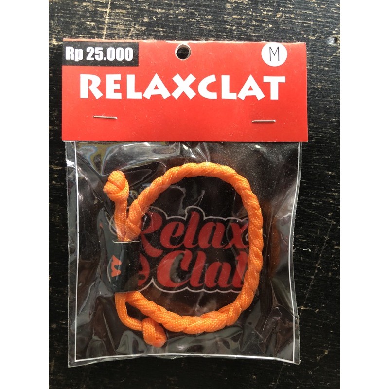 Gelang relaxclat orange stabilo size M