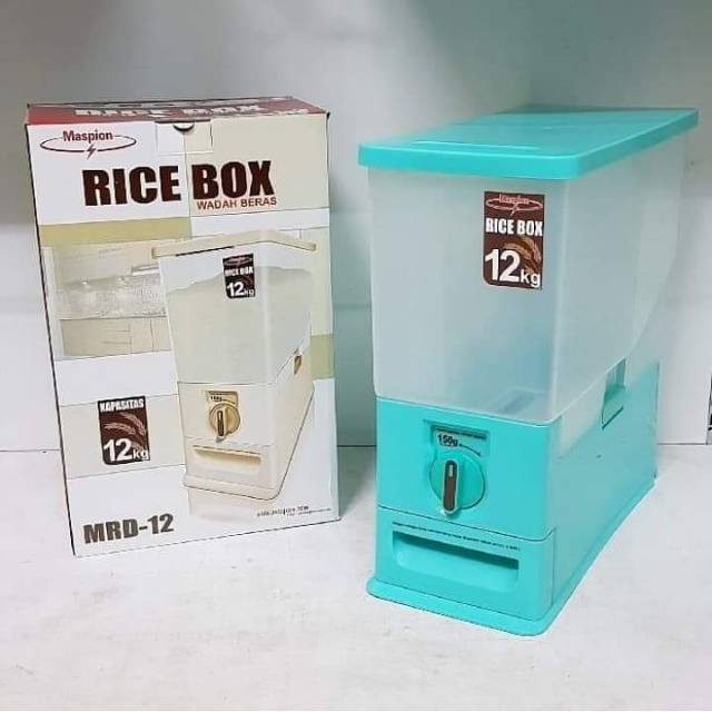 Rice Box Mrd 12 Kg.Maspion/Tempat Beras Maspion