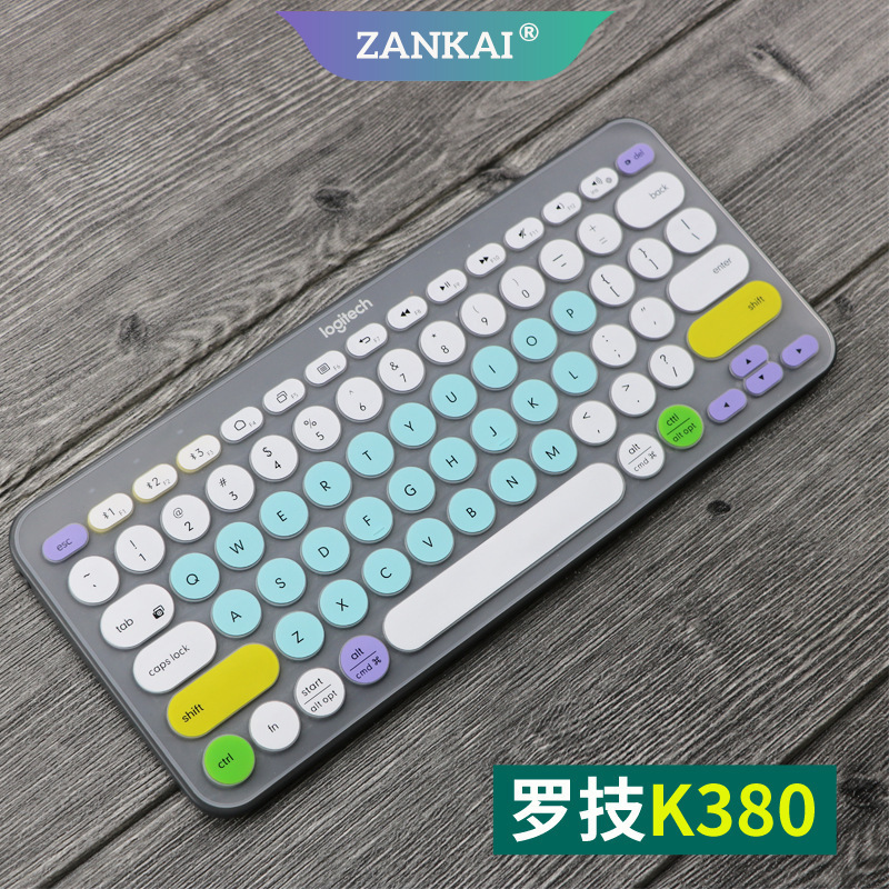 Annka Skin Cover Pelindung Silikon Ultra Tipis Untuk Keyboard Logitech K380