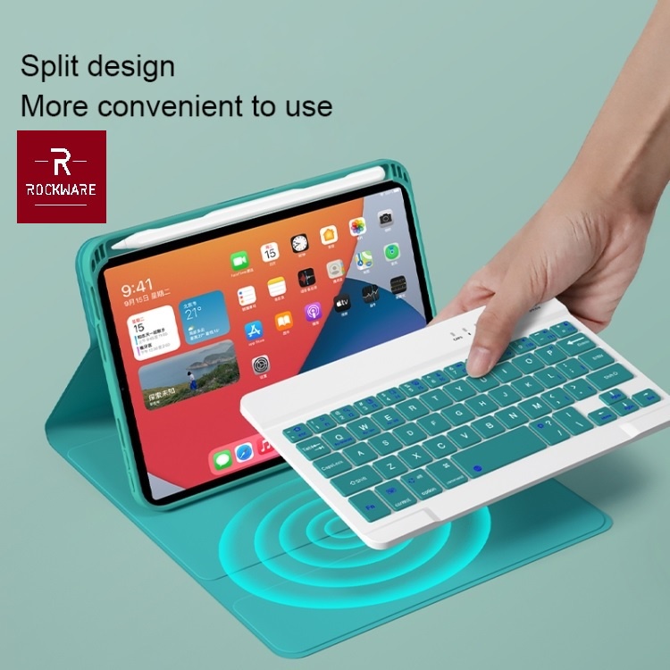 HK006D - Smart Keyboard Cover Flip Case for Tablet Mini 6 2021 - Flip Cover dengan Keyboard Bluetooth KHUSUS Mini 6 2021 (8.3-inch)