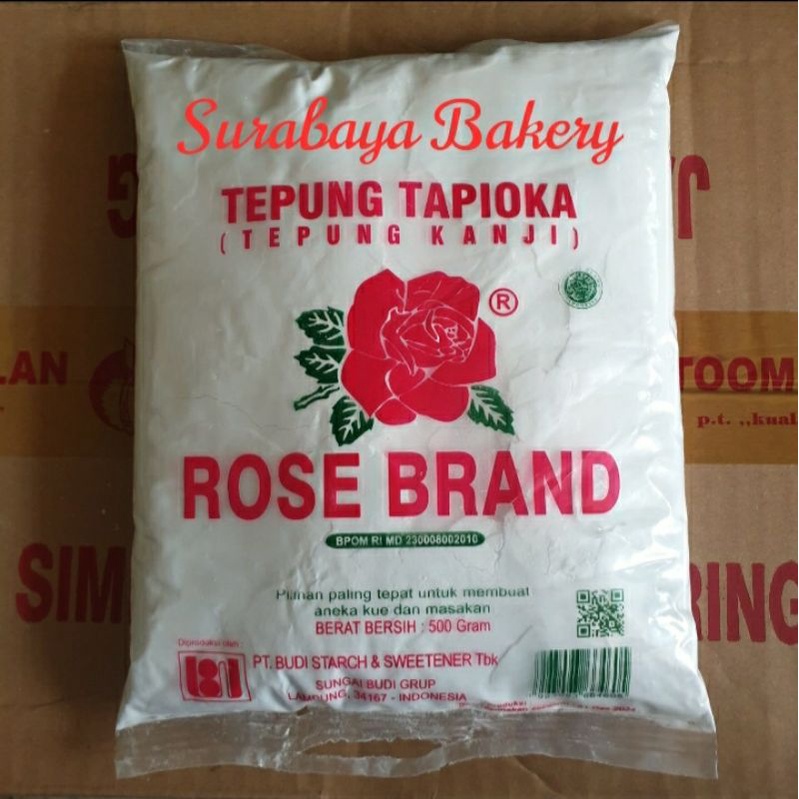 

Tepung Tapioka Rose Brand 500Gr