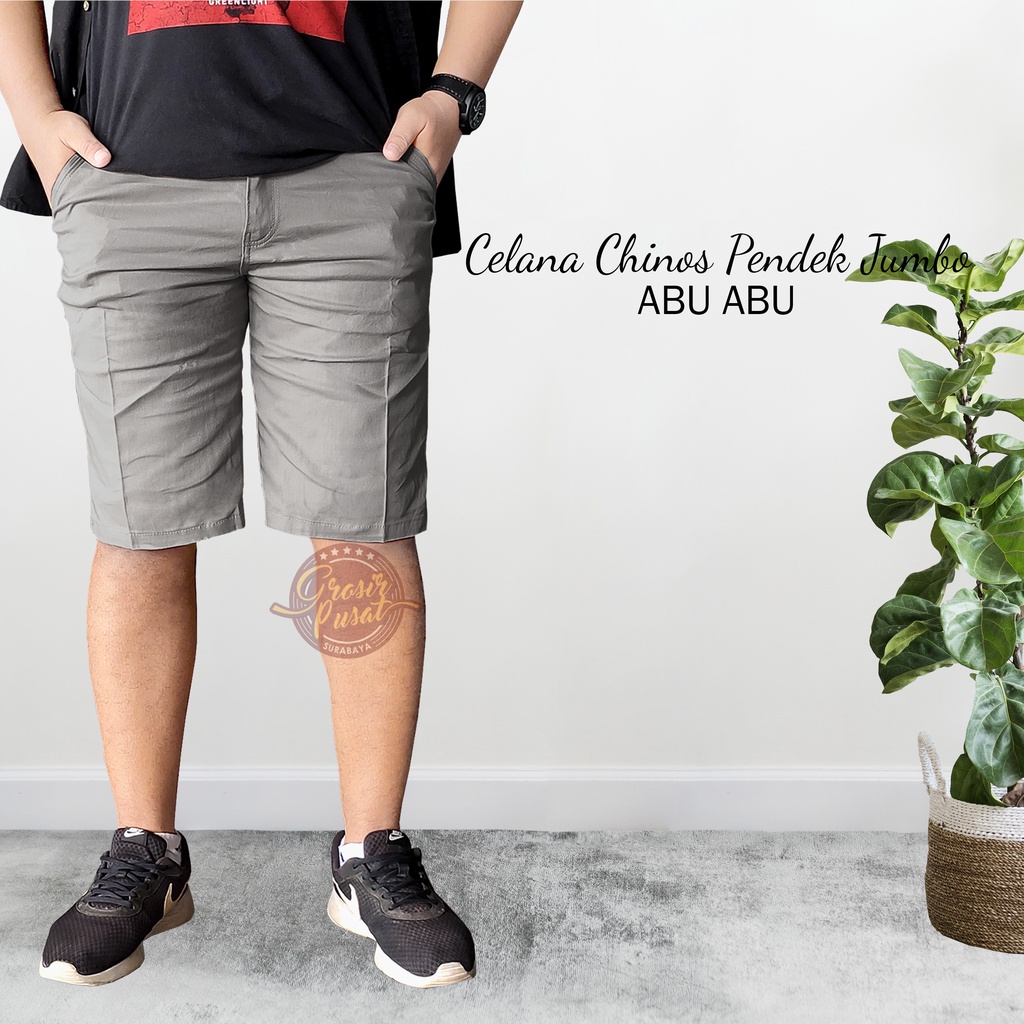 Celana Chino Pendek Premium Jumbo 39 - 44