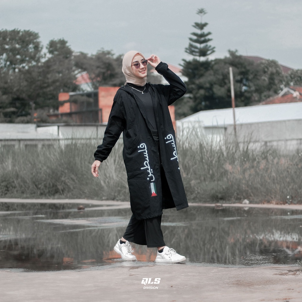 Jacket Hijaber Jaket Hijab Panjang Jaket Muslimah Jaket Cewe Jaket Perempuan