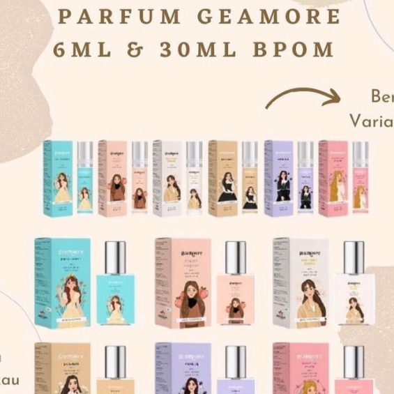 GEAMOORE PARFUM ROLL ON 6ml