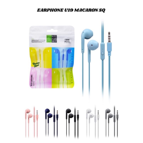 EARPHONE HANDSFREE STEREO U19 SUPER BASS