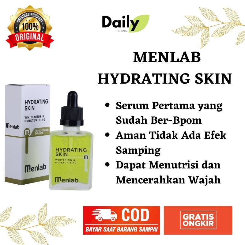 HYDRATING SKIN SERUM | MEN LAB SERUM UNTUK PRIA Mencerahkan Wajah | Serum Menlab Hydrating Serum Ori