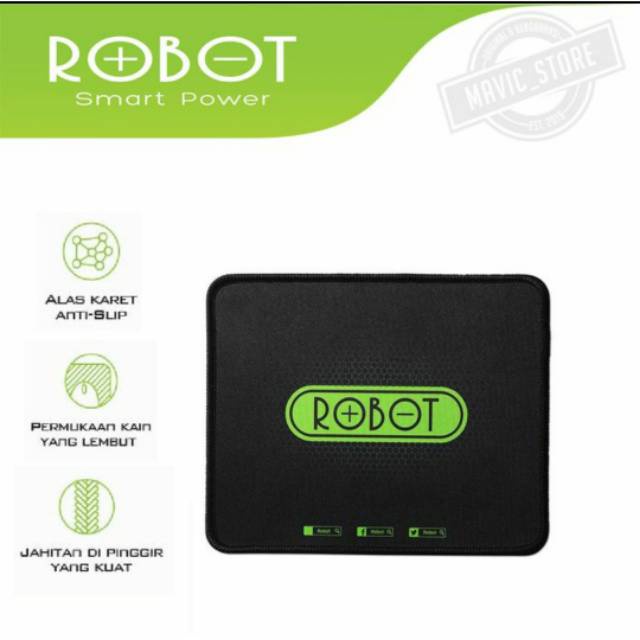 Robot Mousepad RP01 -Black