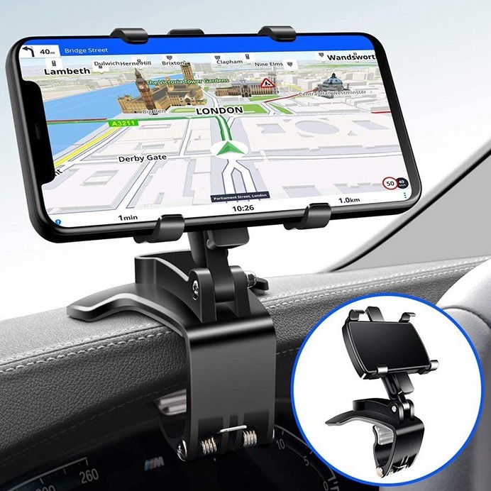 Universal Car Phone Holder Hp Mobil Multifungsi Cup Dashboard 360 derajat