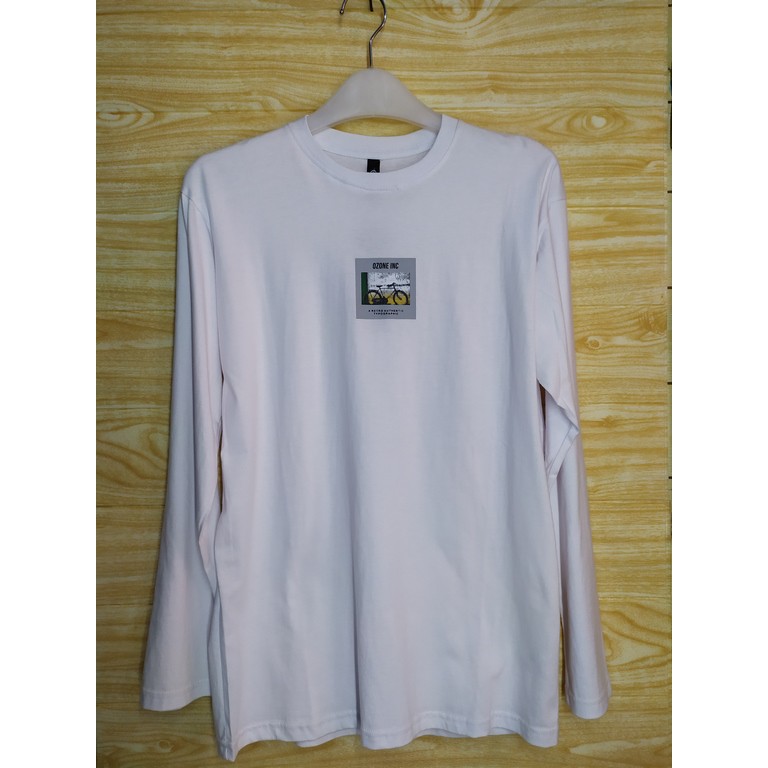 Kaos Ozone Panjang Putih