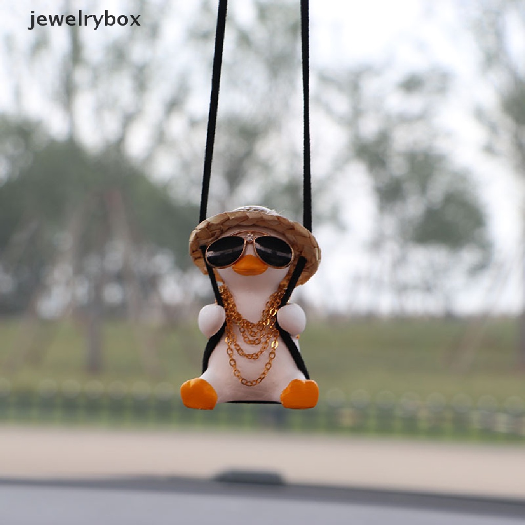 (jewelrybox) Ornamen Gantung Model Bebek Kecil Lucu Untuk Spion Tengah Mobil