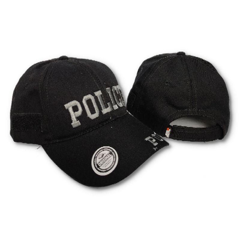 Topi baseball Topi Police velcro bordier polisi COD