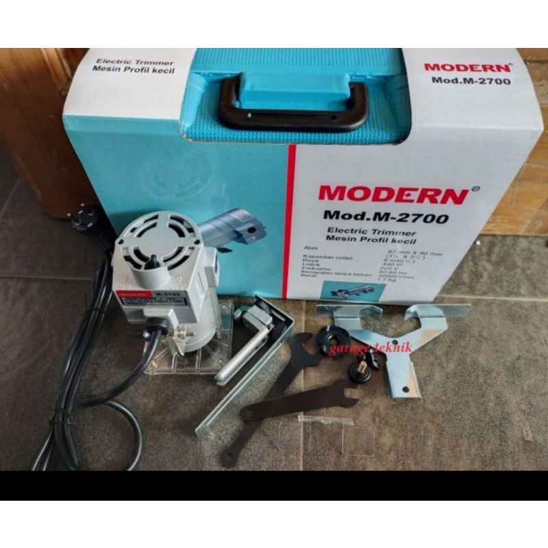 Modern M-2700 / M 2700 / M2700 Mesin Router Trimmer Profil Kayu