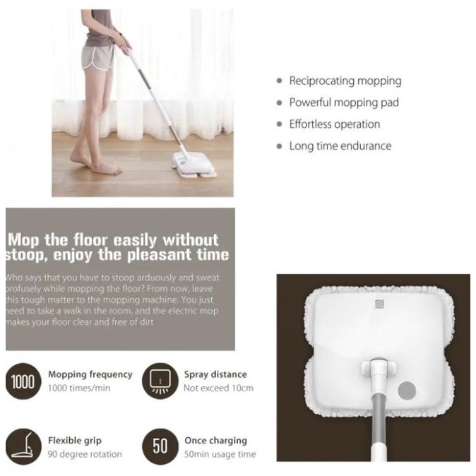 SWDK-D260 HANDHELD ELECTRIC MOP FLOOR WASHER ALAT PEL LANTAI ELEKTRIK SPP1423