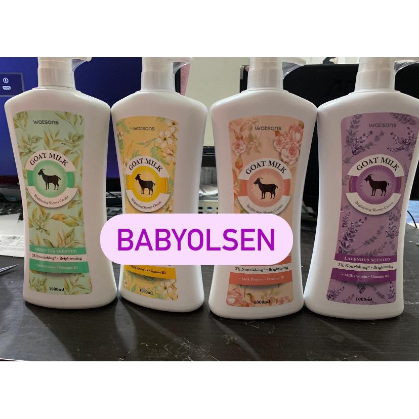 Jual WATSONS GOAT MILK BODY WASH 1 L / SABUN MANDI WATSONS Shopee