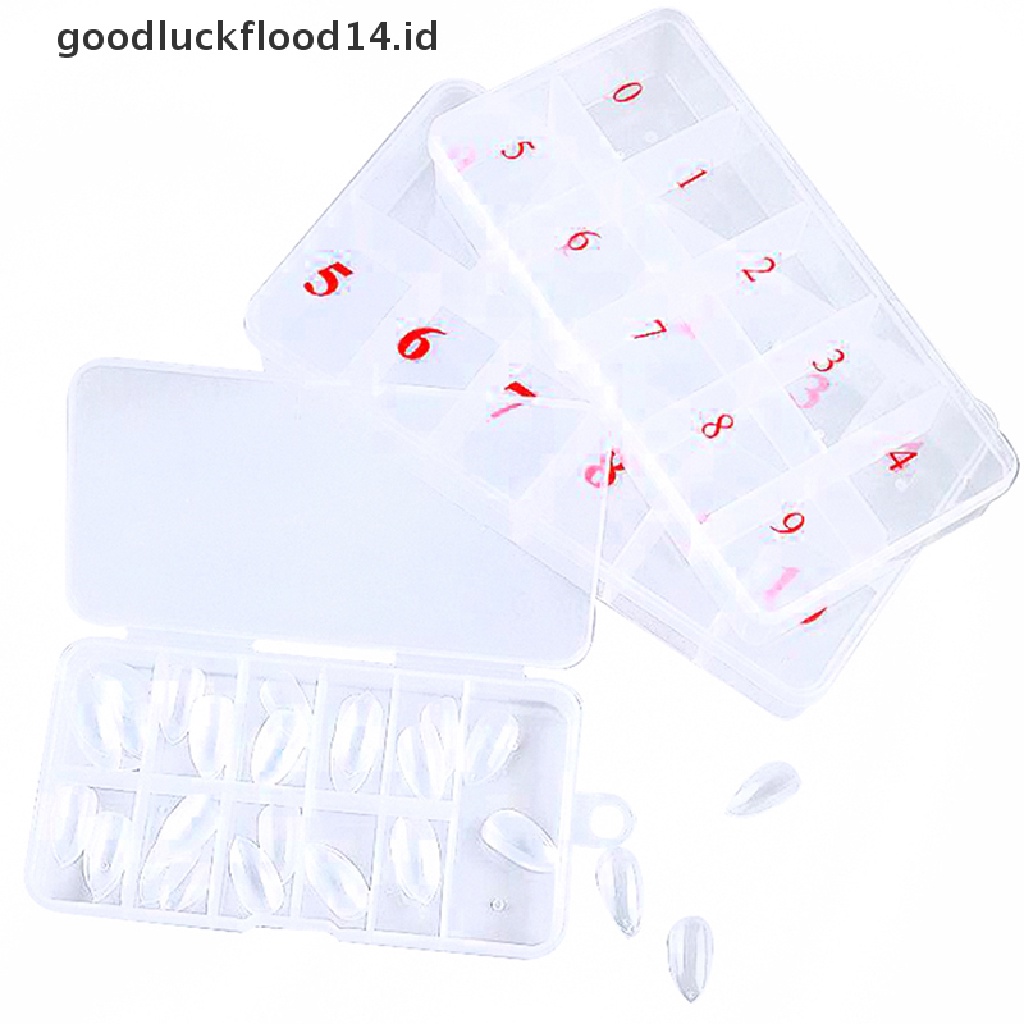 [OOID] 10/11Grids Nail Art Rhinestones Gem Accessories Empty Container Storage Case Box ID