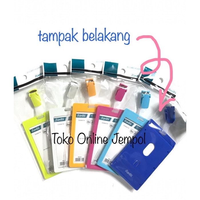 

Murah Id Card Holder Clip Bantex Tempat Kartu Pengenal Name Tag Atk1171Bx Limited