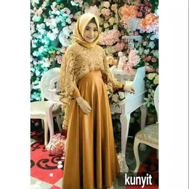DRESS BROKAT MURAH / DRESS BROKAT LAMARAN / DRESS MUSLIM TUNANGAN / BAJU KONDANGAN / BROKAT MURAH