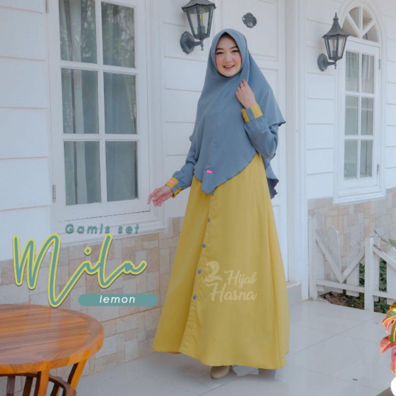 READY Gamis Set Mila Hijab Hasna