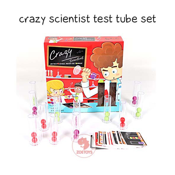 Zoetoys Crazy Scientist Test Tube Set | Logical Thinking Game for Kids | Mainan Edukasi Anak