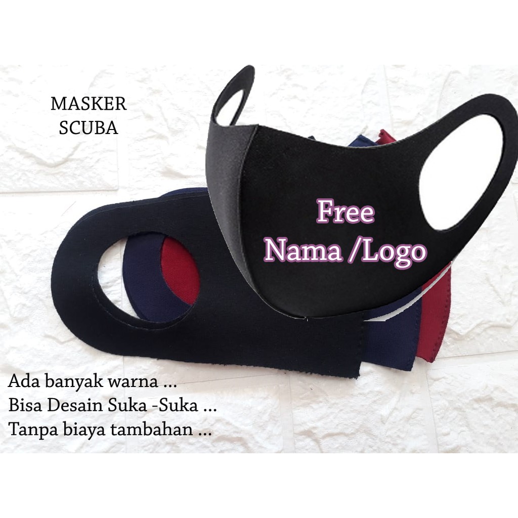 masker scuba custom/masker gratis sablon/ masker murah